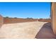 The backyard is spacious and private, enclosed by a brick wall at 3706 Etendre Ct, Las Vegas, NV 89121