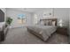 Relaxing bedroom with soft natural light and a calming color palette featuring a cozy bed at 3706 Etendre Ct, Las Vegas, NV 89121