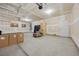 Spacious garage offering ample room for parking and storage at 3706 Etendre Ct, Las Vegas, NV 89121
