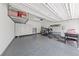 Clean, spacious garage with epoxy flooring and lots of storage space at 3854 Stadium Ave, Las Vegas, NV 89120