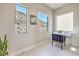 Bright home office with large windows offering beautiful views at 414 Tranquil Peak Ct, Henderson, NV 89012