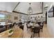 Charming cafe area with elegant lighting, comfortable seating, and a cozy atmosphere at 485 Pebble Run Ave, Henderson, NV 89011