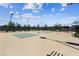 A pickleball court available within the community for sport and recreation with lighting for nighttime play at 485 Pebble Run Ave, Henderson, NV 89011