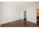 Neutral bedroom features recessed lighting, hardwood floors, and a walk-in closet at 7466 Matilda St, Las Vegas, NV 89113