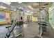 The gym includes weight machines, free weights, and cardio equipment for a full workout at 75 E Agate Ave # 206, Las Vegas, NV 89123