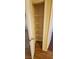 Interior pantry with adjustable wire shelving and wood-look flooring at 9000 Las Vegas Blvd # 1250, Las Vegas, NV 89123