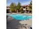 Sparkling swimming pool surrounded by comfortable lounge chairs for relaxing and soaking up the sun at 9000 Las Vegas Blvd # 1250, Las Vegas, NV 89123