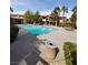 Outdoor pool and lounge chairs for residents at 9000 Las Vegas Blvd # 1250, Las Vegas, NV 89123