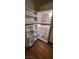 White refrigerator with freezer on top and wooden flooring in the kitchen at 9000 Las Vegas Blvd # 1250, Las Vegas, NV 89123