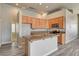 Kitchen featuring granite countertops, stainless appliances, and eat-in island at 9137 Big Plantation Ave, Las Vegas, NV 89143
