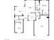Detailed floor plan showing the layout of the house with labeled rooms, dimensions, and features at 10301 Coal Creek Pl, Las Vegas, NV 89134