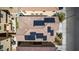 Aerial top-down view of a home's roof with solar panels at 10519 Mann St, Las Vegas, NV 89141