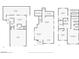 Detailed floor plan showcasing the layout of the home with labeled rooms and dimensions at 10519 Mann St, Las Vegas, NV 89141