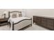Comfortable bedroom with a made bed, two side tables with lamps and a chest of drawers at 11280 Granite Ridge Dr # 1012, Las Vegas, NV 89135