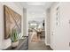 Inviting foyer showcasing modern decor and an open layout flowing into the living and dining areas at 11280 Granite Ridge Dr # 1012, Las Vegas, NV 89135