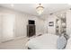 Comfortable primary bedroom with ample closet space and an ensuite bathroom with a double vanity at 11280 Granite Ridge Dr # 1012, Las Vegas, NV 89135