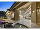 Experience luxurious living with seamless transition to an outdoor space with seating and relaxing water features at 1228 Stellar Rim Ct, Henderson, NV 89012