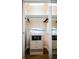 Walk in closet with white shelving and carpeting at 135 Harmon Ave # 3220, Las Vegas, NV 89109