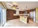 Well-equipped kitchen with granite countertops, stainless steel appliances, and an island at 170 Wicked Wedge Way, Las Vegas, NV 89148