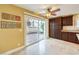 Bright breakfast nook with a sliding glass door and views of the backyard at 170 Wicked Wedge Way, Las Vegas, NV 89148