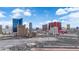Las Vegas cityscape view featuring multiple high-rise hotels and entertainment venues at 200 W Sahara Ave # 603, Las Vegas, NV 89102