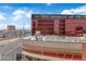 Unique city view featuring a building with striking architecture and commercial signage at 200 W Sahara Ave # 603, Las Vegas, NV 89102