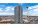 Las Vegas high-rise condo featuring a modern architectural style and offering great city views at 200 W Sahara Ave # 603, Las Vegas, NV 89102