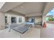 This recreation area features ping pong table, pool table, and other recreation furniture and equipment at 200 W Sahara Ave # 603, Las Vegas, NV 89102