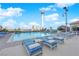 Inviting outdoor swimming pool with sundeck loungers overlooking city views at 200 W Sahara Ave # 603, Las Vegas, NV 89102