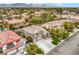 Beautiful aerial view highlighting the property's curb appeal, manicured landscaping, and convenient neighborhood location at 2959 Azure Bay St, Las Vegas, NV 89117