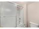 Bathroom featuring a shower-tub combination, with a neutral color palette at 3125 N Buffalo Dr # 1103, Las Vegas, NV 89128