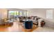 Open-concept living room with hardwood floors, contemporary furnishings, and natural lighting at 3125 N Buffalo Dr # 1103, Las Vegas, NV 89128