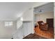Staircase leading to the bedroom, showcasing modern design and an airy feel at 4990 Spring Oak St, Las Vegas, NV 89120