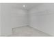 Empty walk-in closet providing shelving and space for organization at 7256 Saxby Ave, Las Vegas, NV 89113