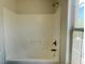 Clean bathroom with a shower stall and window with a view of outdoors at 740 White Grotto St, Las Vegas, NV 89138