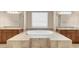 Elegant bathroom with a large tub, granite countertops, and great vanities at 7668 Friendly Breeze Ct, Las Vegas, NV 89123