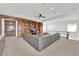 Expansive upstairs living room with custom cabinetry and comfortable seating area at 807 Canyon Greens Dr, Las Vegas, NV 89144