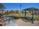 A shaded picnic pavilion in the community park offers respite and outdoor dining with plenty of space to relax at 8801 Duncan Barrel Ave # 103, Las Vegas, NV 89178