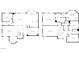 Detailed floor plan showcases the layout of the home's rooms and spaces across two floors at 9319 Bronze River Ave, Las Vegas, NV 89149