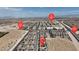 Aerial view of community, displaying property's prime location near major roads at 9917 Fletcher Peak Ave, Las Vegas, NV 89178