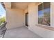 Relax on this private balcony with ample space and natural light streaming through the window at 10345 Howling Coyote Ave, Las Vegas, NV 89135