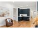 Stylish bar area with custom cabinetry, wine storage, and counter space for entertaining at 10717 Beringer Dr, Las Vegas, NV 89144