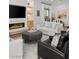 Cozy living room features a fireplace and comfortable seating at 10717 Beringer Dr, Las Vegas, NV 89144