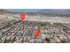 An aerial view indicates the property location within a large residential area at 10729 Marathon Bell Ln, Las Vegas, NV 89129