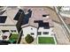 Bird's eye view of roof with solar panels and nice backyard at 10729 Marathon Bell Ln, Las Vegas, NV 89129