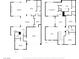Detailed floor plan showcasing layout with dimensions of rooms on two floors at 10729 Marathon Bell Ln, Las Vegas, NV 89129