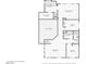 Upper level floor plan showcasing the primary bedroom, laundry, and additional bedrooms at 11707 Longworth Rd, Las Vegas, NV 89135