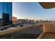 Enjoy city views from this condo's balcony showcasing the expansive skyline and distant attractions at 125 E Harmon Ave # 717, Las Vegas, NV 89109
