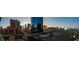 Enjoy city views from this condo's balcony showcasing the expansive skyline and city landscape at 125 E Harmon Ave # 717, Las Vegas, NV 89109