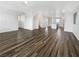 Open floor plan featuring hardwood flooring, recessed lighting, and neutral wall color at 148 Campbelltown Ave, Henderson, NV 89015